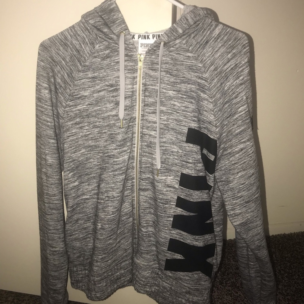 VS Pink zip up jacket